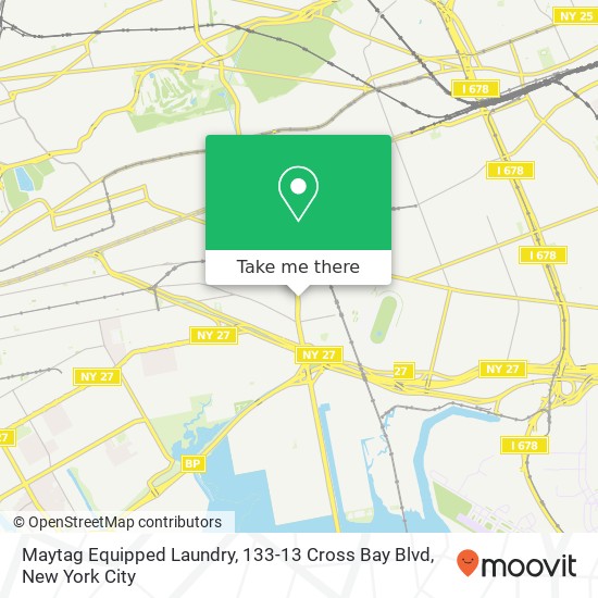 Maytag Equipped Laundry, 133-13 Cross Bay Blvd map