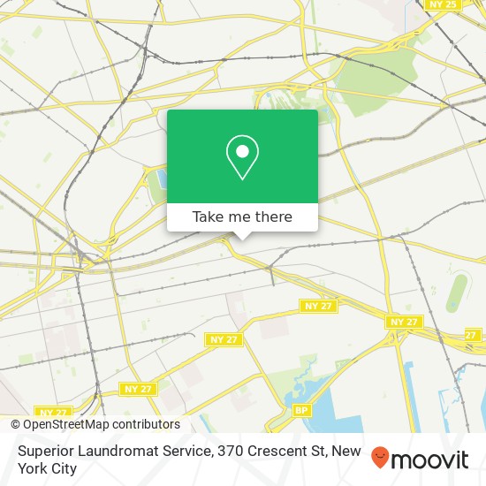 Superior Laundromat Service, 370 Crescent St map