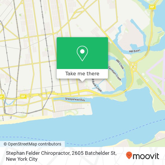 Stephan Felder Chiropractor, 2605 Batchelder St map