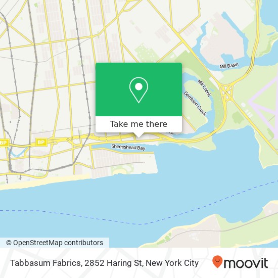 Tabbasum Fabrics, 2852 Haring St map