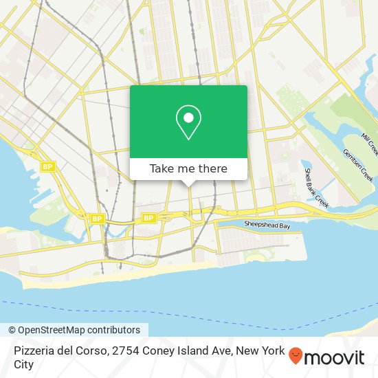 Pizzeria del Corso, 2754 Coney Island Ave map