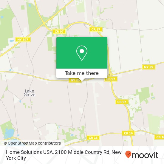 Mapa de Home Solutions USA, 2100 Middle Country Rd