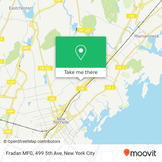Mapa de Fradan MFG, 499 5th Ave