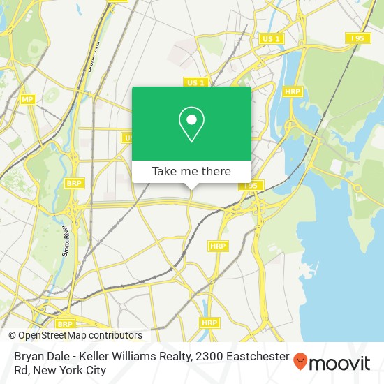 Mapa de Bryan Dale - Keller Williams Realty, 2300 Eastchester Rd