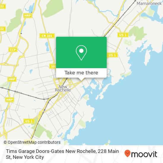 Tims Garage Doors-Gates New Rochelle, 228 Main St map