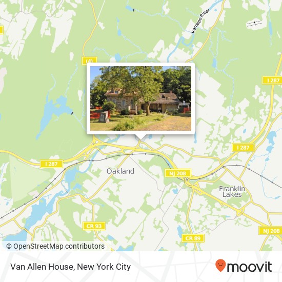 Van Allen House map