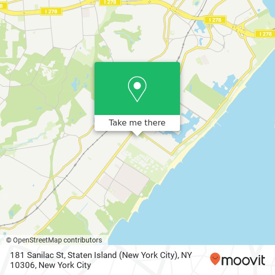 181 Sanilac St, Staten Island (New York City), NY 10306 map