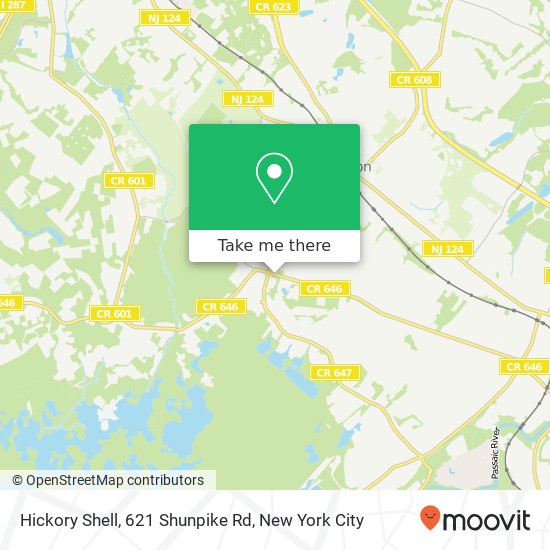 Hickory Shell, 621 Shunpike Rd map