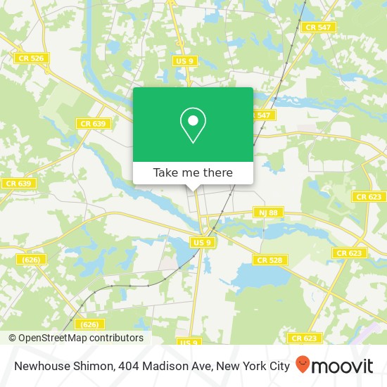 Mapa de Newhouse Shimon, 404 Madison Ave