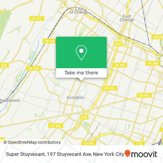 Mapa de Super Stuyvesant, 197 Stuyvesant Ave