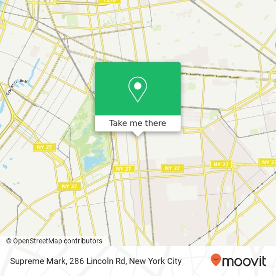 Mapa de Supreme Mark, 286 Lincoln Rd