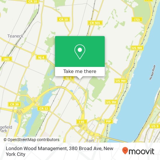 London Wood Management, 380 Broad Ave map