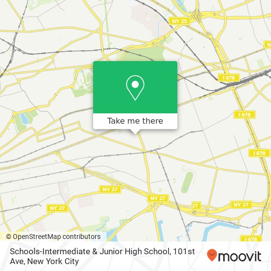 Schools-Intermediate & Junior High School, 101st Ave map