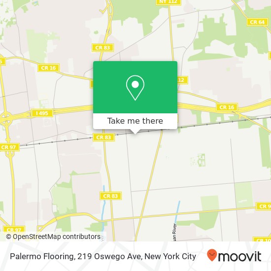 Mapa de Palermo Flooring, 219 Oswego Ave