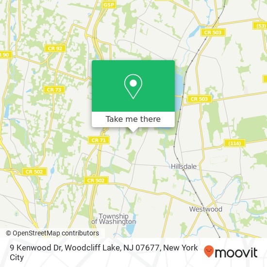 9 Kenwood Dr, Woodcliff Lake, NJ 07677 map
