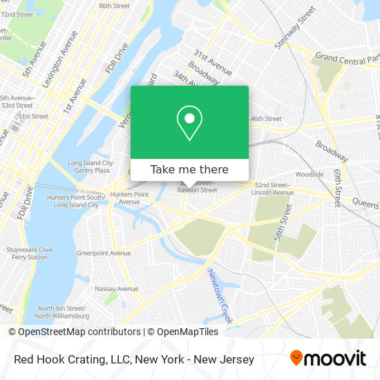 Mapa de Red Hook Crating, LLC