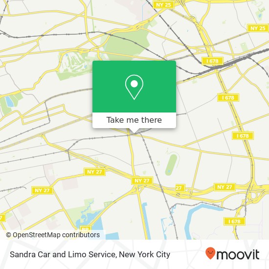 Sandra Car and Limo Service map