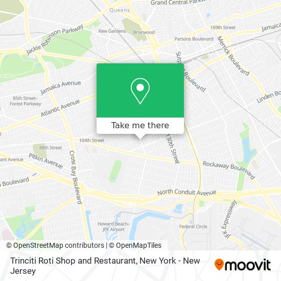 Mapa de Trinciti Roti Shop and Restaurant