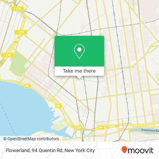 Mapa de Flowerland, 94 Quentin Rd