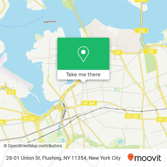Mapa de 28-01 Union St, Flushing, NY 11354