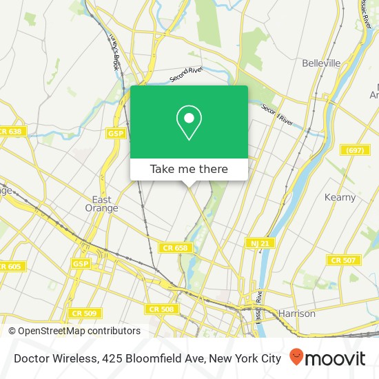 Doctor Wireless, 425 Bloomfield Ave map