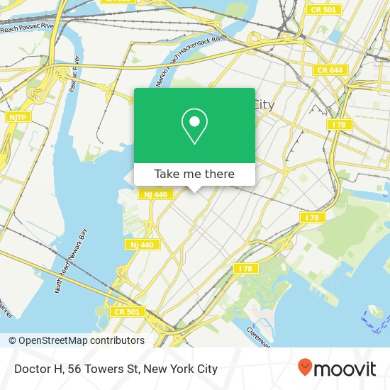 Mapa de Doctor H, 56 Towers St
