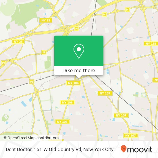 Mapa de Dent Doctor, 151 W Old Country Rd