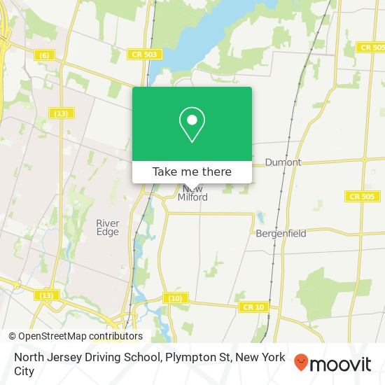 North Jersey Driving School, Plympton St map