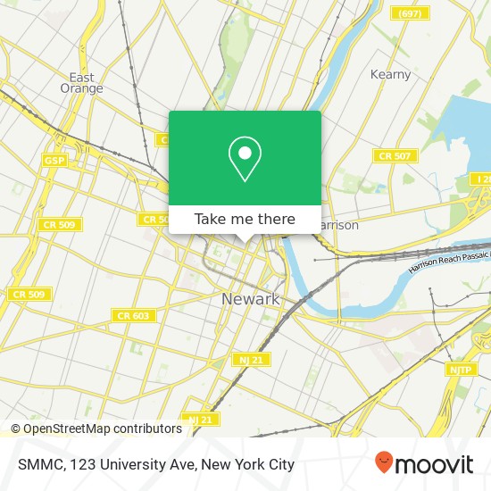 SMMC, 123 University Ave map