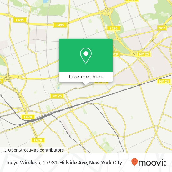 Mapa de Inaya Wireless, 17931 Hillside Ave