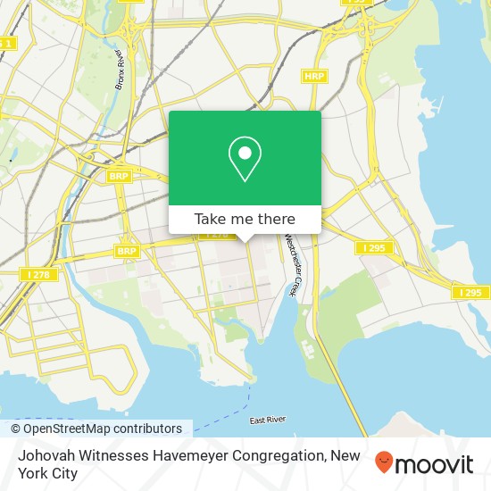Johovah Witnesses Havemeyer Congregation map
