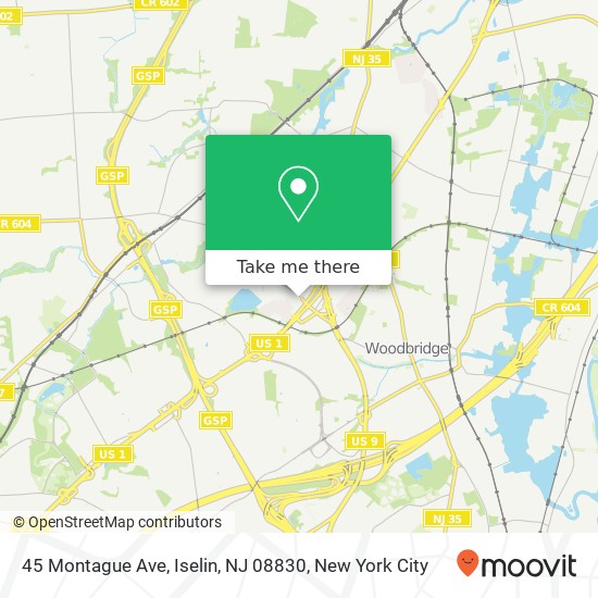 45 Montague Ave, Iselin, NJ 08830 map