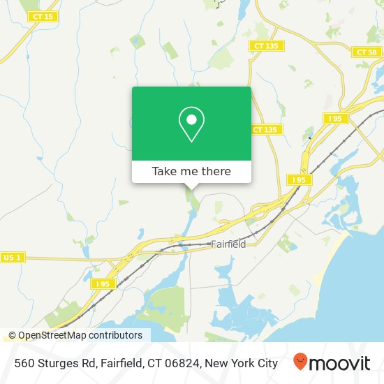 560 Sturges Rd, Fairfield, CT 06824 map