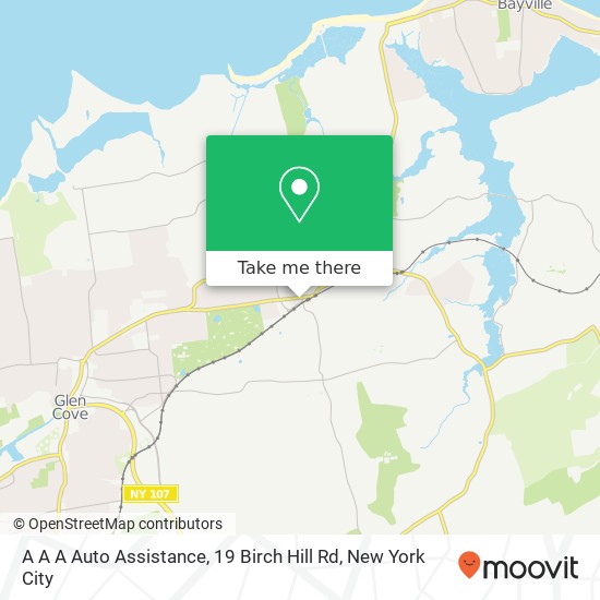 Mapa de A A A Auto Assistance, 19 Birch Hill Rd