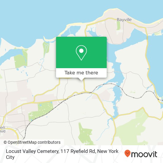 Locust Valley Cemetery, 117 Ryefield Rd map