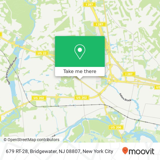 Mapa de 679 RT-28, Bridgewater, NJ 08807