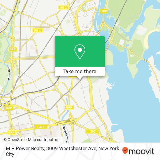 M P Power Realty, 3009 Westchester Ave map