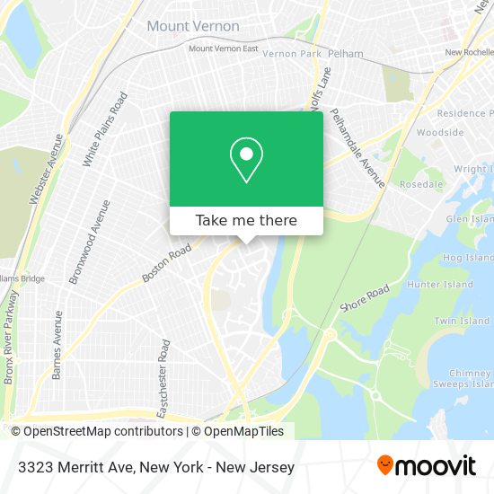 Mapa de 3323 Merritt Ave