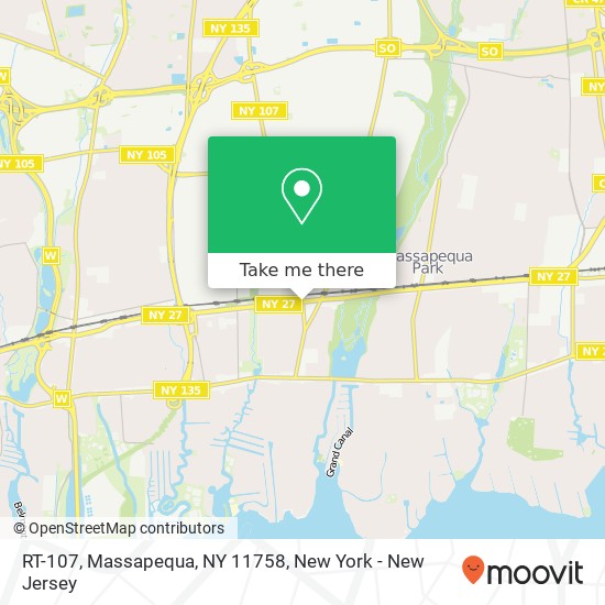 RT-107, Massapequa, NY 11758 map