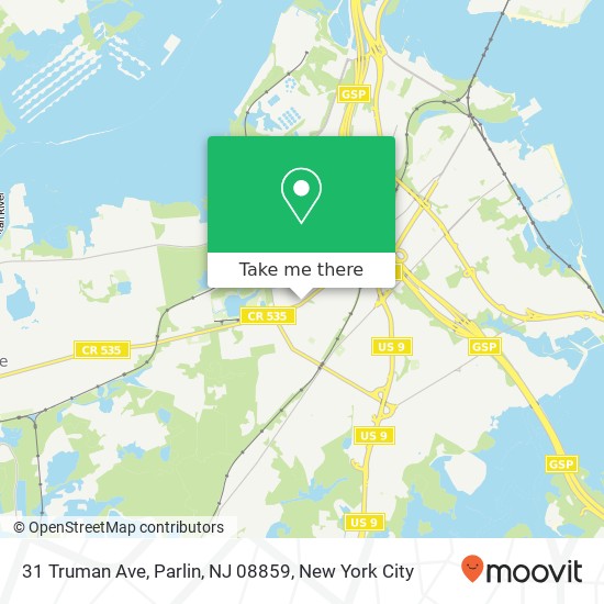 31 Truman Ave, Parlin, NJ 08859 map