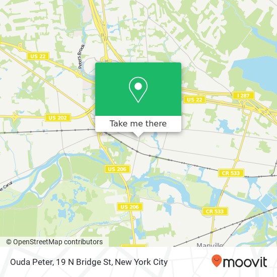 Mapa de Ouda Peter, 19 N Bridge St