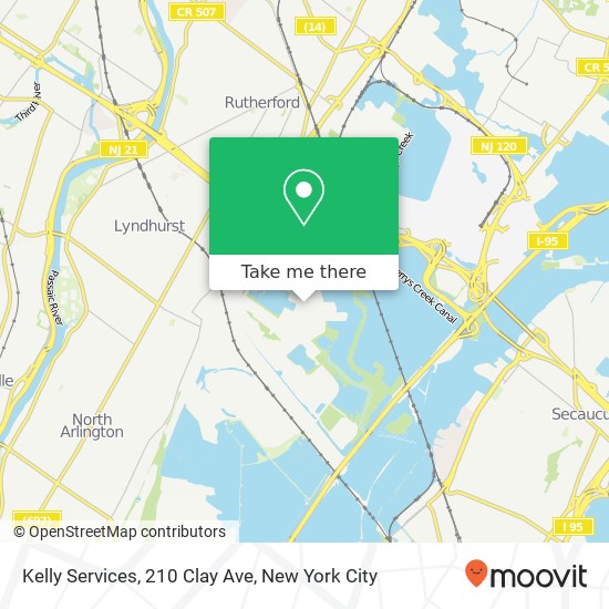 Mapa de Kelly Services, 210 Clay Ave