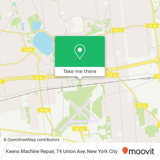 Mapa de Keens Machine Repair, 74 Union Ave