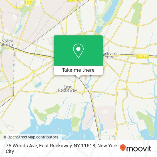 75 Woods Ave, East Rockaway, NY 11518 map