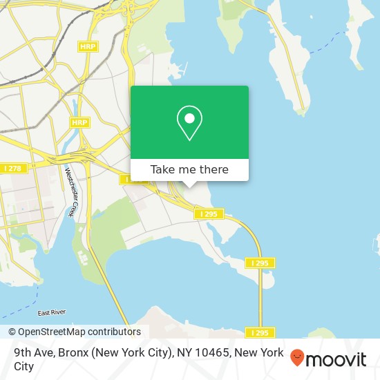 Mapa de 9th Ave, Bronx (New York City), NY 10465