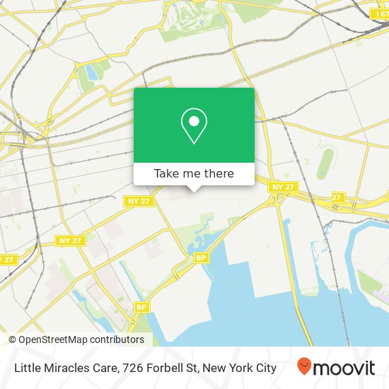 Mapa de Little Miracles Care, 726 Forbell St