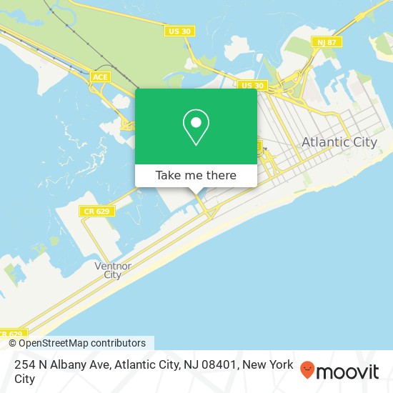 254 N Albany Ave, Atlantic City, NJ 08401 map