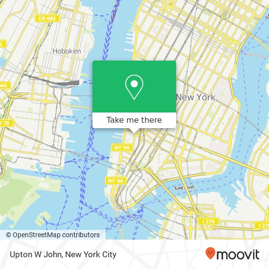 Mapa de Upton W John, 145 Hudson St