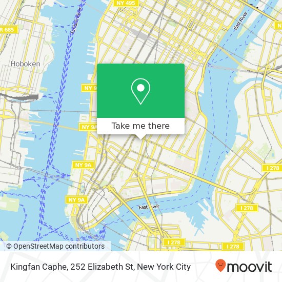 Mapa de Kingfan Caphe, 252 Elizabeth St