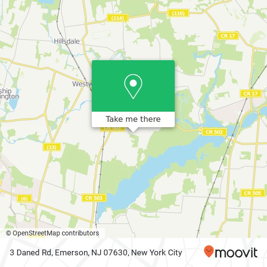 3 Daned Rd, Emerson, NJ 07630 map